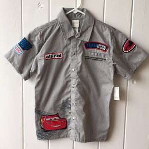 NWT Disney Team Lightning McQueen Shirt